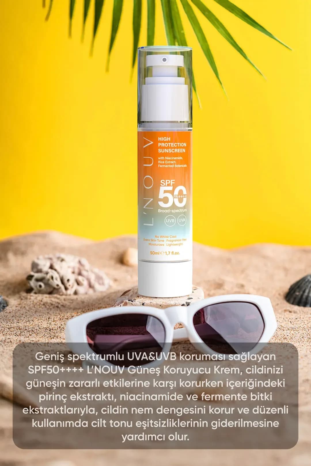 SPF 50+ Güneş Koruyucu Krem 2