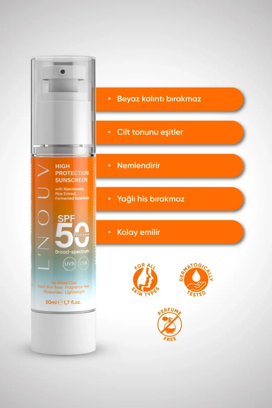 SPF 50+ Güneş Koruyucu Krem 4
